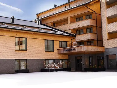 Das Gebäude in dem sich die Ferienwohnung befindet