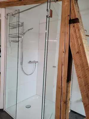 Ein Badezimmer in der Unterkunft Ferienwohnung Dornbirn City