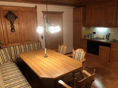 Küche/Küchenzeile in der Unterkunft Alpenhotel Widderstein