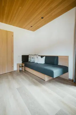 Ein Sitzbereich in der Unterkunft Haus Margreth
