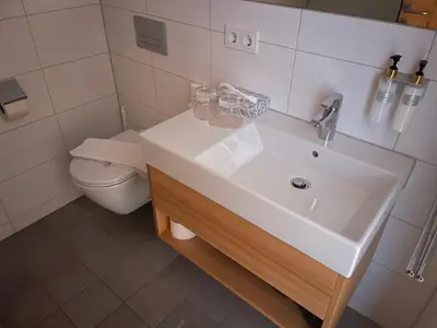 Ein Badezimmer in der Unterkunft Hotel Johann
