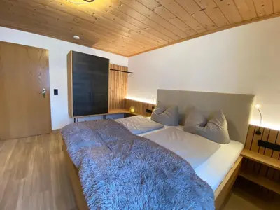 Ein Bett oder Betten in einem Zimmer der Unterkunft Ferienwohnung Jochum-Pfeiffer
