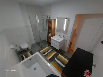 Ein Badezimmer in der Unterkunft Unicorn Apartment