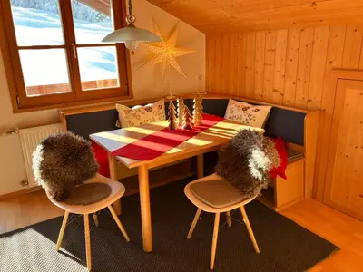 Grundriss der Unterkunft Ferienwohnung Bergblick am Rande der Wildnis