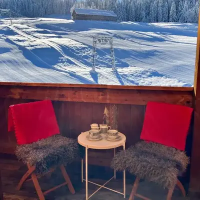 Ferienwohnung Bergblick am Rande der Wildnis