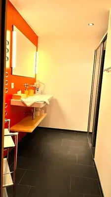 Ein Badezimmer in der Unterkunft Adventure Panorama Appartement 