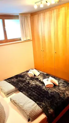 Ein Bett oder Betten in einem Zimmer der Unterkunft Adventure Panorama Appartement 