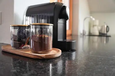 Kaffee-/Teezubehör in der Unterkunft Landwohnung