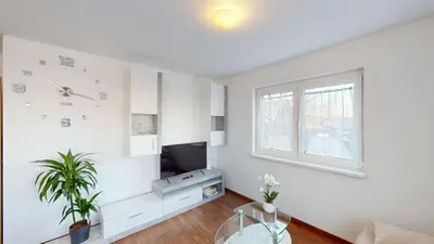 TV/Unterhaltungsangebot in der Unterkunft CROWN LIVING Design Apartment Dornbirn - zentral Gelegen, WLAN, kostenlosem Parkplatz und Self Check-in, ideal für Geschäftsreisende und Feriengäste