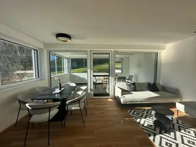 Ein Bett oder Betten in einem Zimmer der Unterkunft Apartment Bloserberg