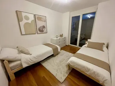Ein Bett oder Betten in einem Zimmer der Unterkunft Alpine Haven Hideaway