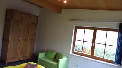 Ein Sitzbereich in der Unterkunft Haus Masonblick
