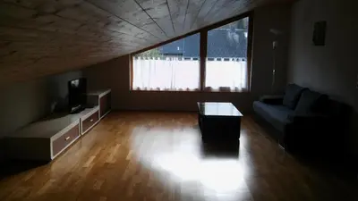 Ein Sitzbereich in der Unterkunft Studio Bergblick