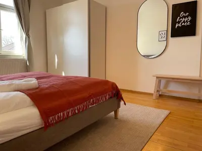 Ein Bett oder Betten in einem Zimmer der Unterkunft Studio im Zentrum von Lochau, #4