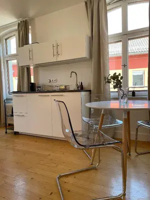 Küche/Küchenzeile in der Unterkunft Studio im Zentrum von Lochau, #1