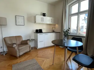 Küche/Küchenzeile in der Unterkunft Studio im Zentrum von Lochau, #2
