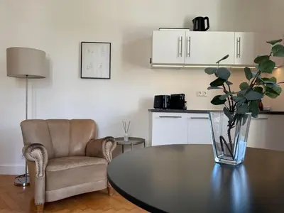 Küche/Küchenzeile in der Unterkunft Studio im Zentrum von Lochau, #2