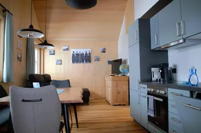 Küche/Küchenzeile in der Unterkunft Ferienwohnung Mian