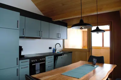 Küche/Küchenzeile in der Unterkunft Ferienwohnung Mian
