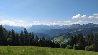 Naturlandschaft in der Nähe des Ferienhauses