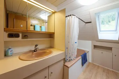 Ein Badezimmer in der Unterkunft Ferienwohnung Raid