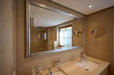 Ein Badezimmer in der Unterkunft Hotel Garni Schneider