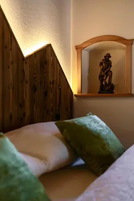 Ein Bett oder Betten in einem Zimmer der Unterkunft Chalet 1593