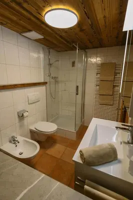 Ein Badezimmer in der Unterkunft Chalet 1593