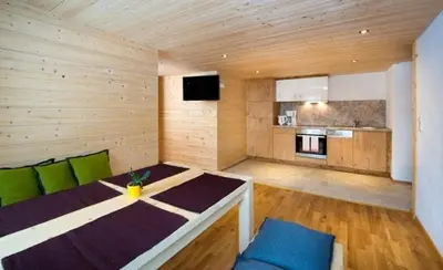 Ein Bett oder Betten in einem Zimmer der Unterkunft Haus Gaudenz