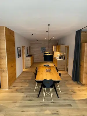 Küche/Küchenzeile in der Unterkunft Heimat 1495m Appartement TYP 8