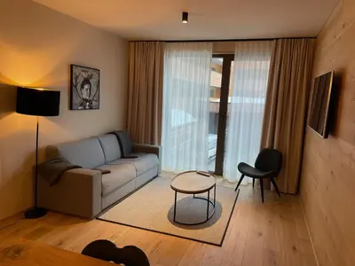 TV/Unterhaltungsangebot in der Unterkunft Heimat 1495m Appartement TYP 2 light