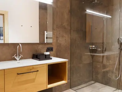 Ein Badezimmer in der Unterkunft Apartment in Schröcken near the ski area