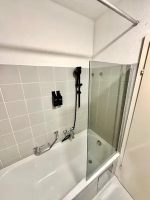 Ein Badezimmer in der Unterkunft Ferienwohnung am Bregenzer Hafen