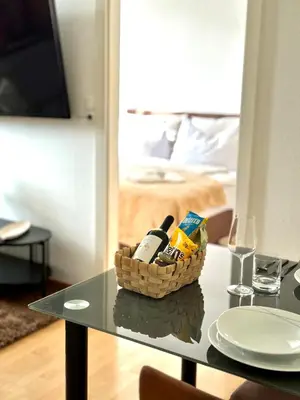 TV/Unterhaltungsangebot in der Unterkunft Ferienwohnung am Bregenzer Hafen
