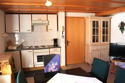 Küche/Küchenzeile in der Unterkunft Appartement Isolde Ebnit