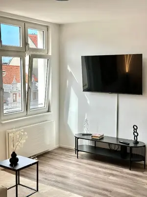 TV/Unterhaltungsangebot in der Unterkunft Wohnen deluxe mit Pfänderblick