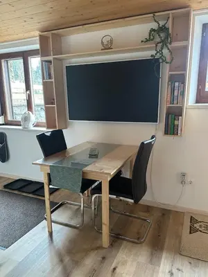 Ein Sitzbereich in der Unterkunft Ferienwohnung Becker