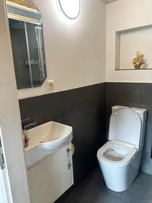Ein Badezimmer in der Unterkunft Ferienwohnung Becker