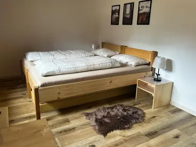 Ein Bett oder Betten in einem Zimmer der Unterkunft Ferienwohnung Becker