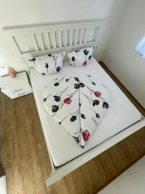 Ein Bett oder Betten in einem Zimmer der Unterkunft Alpenpanorama Oase