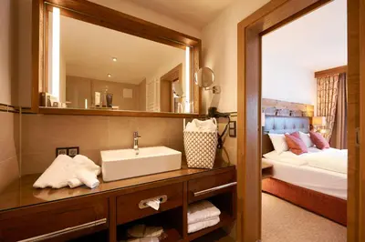 Ein Bett oder Betten in einem Zimmer der Unterkunft Boutique Hotel Herzhof - Garni-Appartements - Adults Only