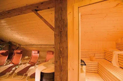 Ein Bett oder Betten in einem Zimmer der Unterkunft Naze`s Hus Mellau