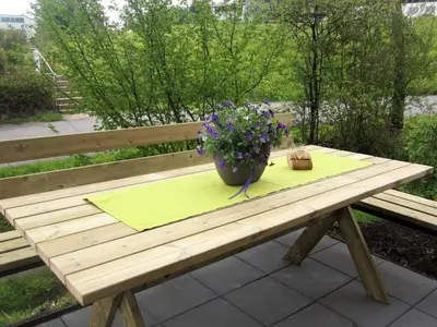 Ein Garten an der Unterkunft in the holiday home Sandra Comfortable holiday residence