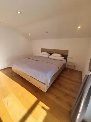 Ein Bett oder Betten in einem Zimmer der Unterkunft Haus Fernweh