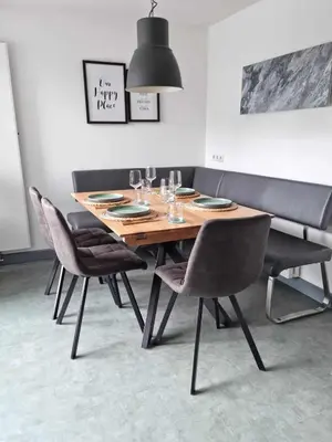 Ein Sitzbereich in der Unterkunft Haus Fernweh