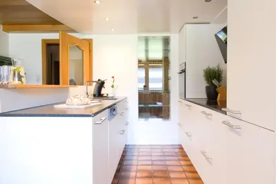 Küche/Küchenzeile in der Unterkunft B31 - Ferienwohnung in Bezau