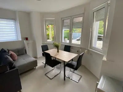 Ein Sitzbereich in der Unterkunft Mia Apartment