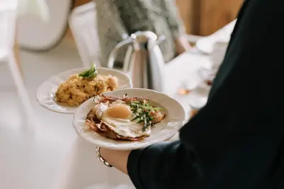 Essen in der Pension oder in der Nähe