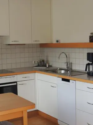 Küche/Küchenzeile in der Unterkunft Tanjas Appartement