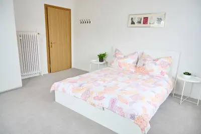 Ein Bett oder Betten in einem Zimmer der Unterkunft Zimmervermietung Jäger